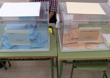 elecciones urnas locales europeas Todas las mesas electorales se han constituido para la apertura de colegios