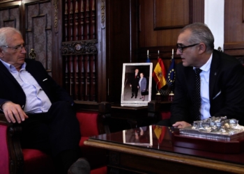 imbroda recibe presidente hidrografica guadalquivir joaquin paez despacho Autoridades de la Ciudad reciben al presidente de la Hidrográfica del Guadalquivir