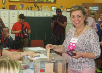 marisol galan upyd vota elecciones locales Marisol Galán anima a los melillenses a ir a los centros electorales y depositar su voto