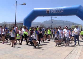 melillenses marchan enfermedades raras Los melillenses marchan por las enfermedades raras