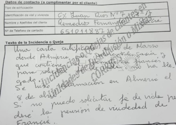 reclamo reme fernandez correos perdida carta Correos pierde la carta de una melillense generando perjuicios económicos