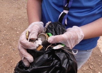 una reco basura para limpiar los pinos Una "reco-basura" para limpiar los Pinos
