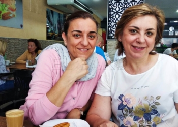 upyd marisol galan dia reflexion La candidata de UPYD a la Ciudad aprovecha para desayunar con su hermana