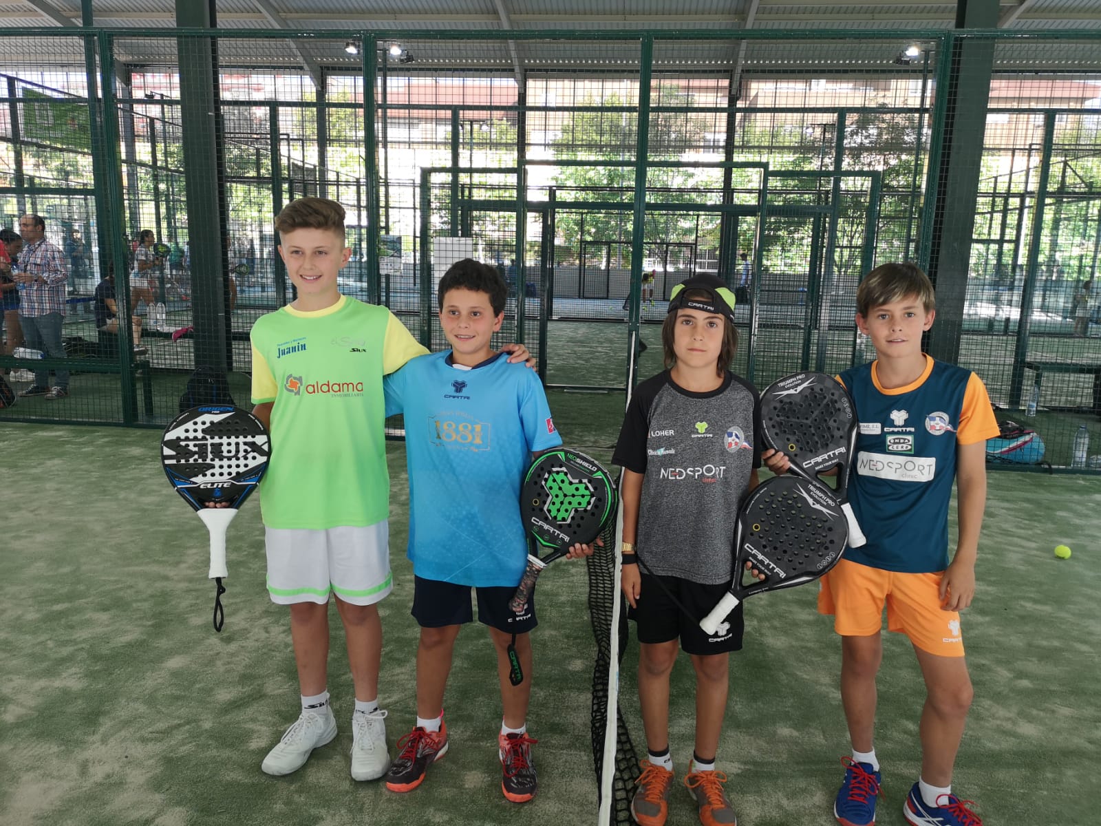 Magníficos resultados en el pádel de menores