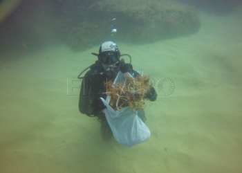 club anfora buceo recogida basura Orozco: “Todos los desequilibrios que se producen en la naturaleza los ocasiona el hombre”