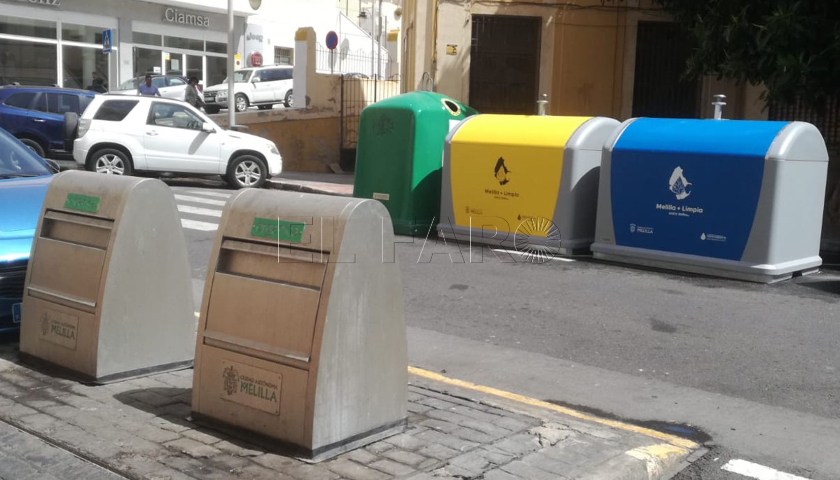 Melilla duplica la capacidad de recogida de residuos con el contenedor amarillo