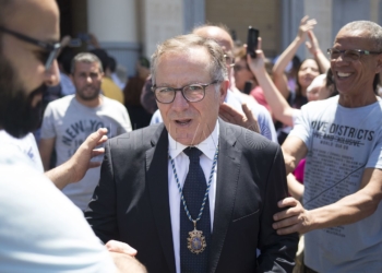 eduardo castro salida Salida triunfal del nuevo presidente de Melilla