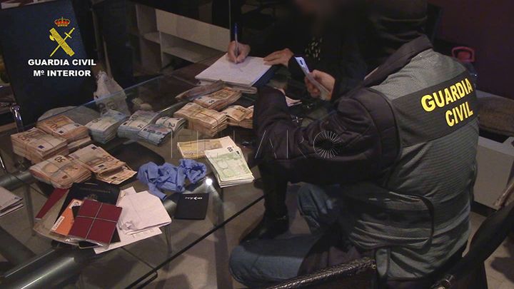 La Guardia Civil desarticula una organización dedicada al tráfico de cocaína en Melilla y Málaga