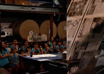 Caritas3 Las colonias de Cáritas visitan nuestra rotativa