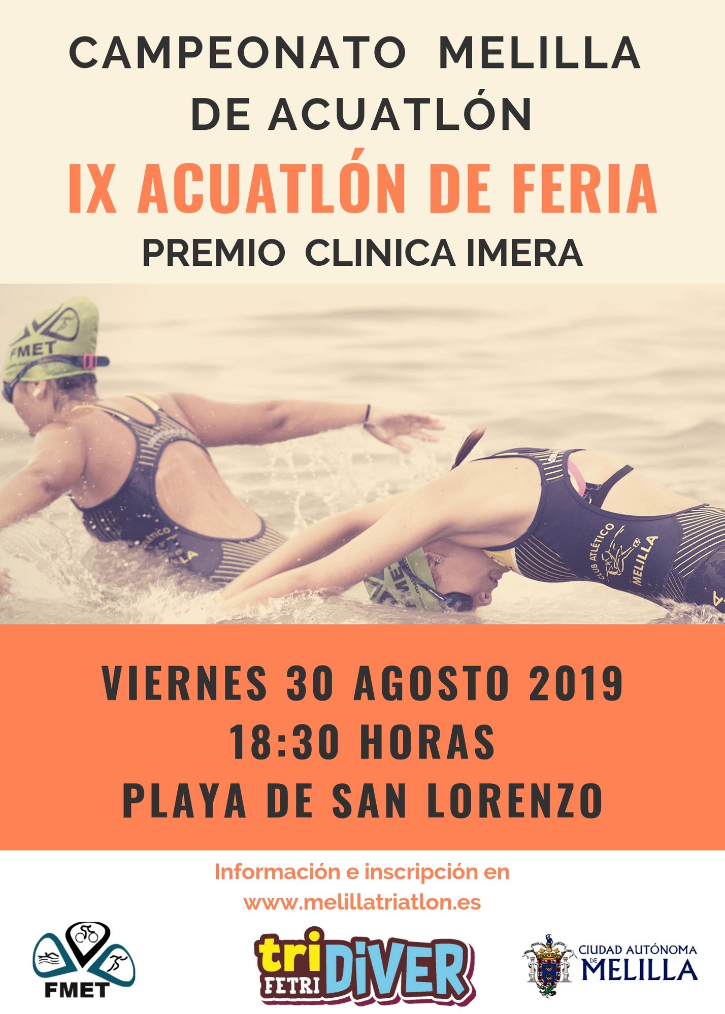 El IX Acuatlón de Feria ya ha abierto el plazo de inscripción