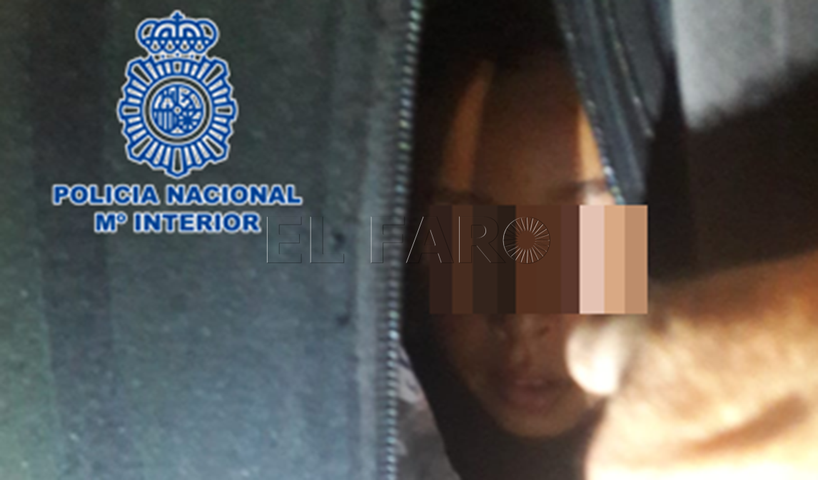 Descubren a un niño de ocho años dentro de una maleta en un coche que iba a Almería