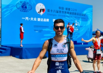 El deportista local se alzó hace escasas fechas con el título mundial de los Mundiales de Bomberos y Policías en China.