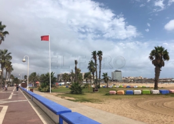 bandera roja en todas las playas de melilla Bandera roja en todas las playas de la ciudad y amarilla en San Lorenzo