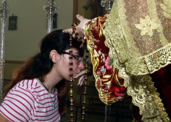 besamanos melilla virgen Besamanos a Nuestra Señora del Mayor Dolor en Cabrerizas