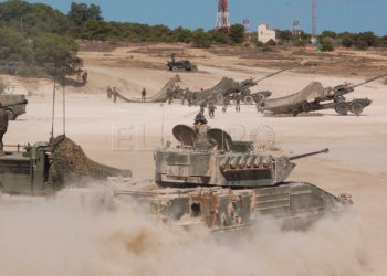 ejercicio interarmas comgemel La Comgemel exhiben sus fuerzas ante la atenta mirada de los alféreces