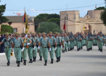 legionarios La Legión Española celebra el XCIX Aniversario de su creación en el cuartel Millán Astray