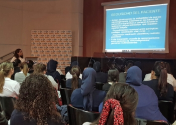 20191023 Alumnado TCE 08 Gallego Alumnos del CIFP Reina Victoria Eugenia comienzan las prácticas en el Comarcal