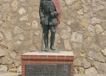 Franco estatua Melilla El PP de Melilla cree que se usa la estatua de Franco para distraer en elecciones