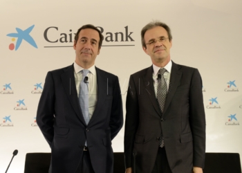 Gonzalo Gortázar Jordi Gual Naciones Unidas concede a CaixaBank la máxima calificación en inversión sostenible