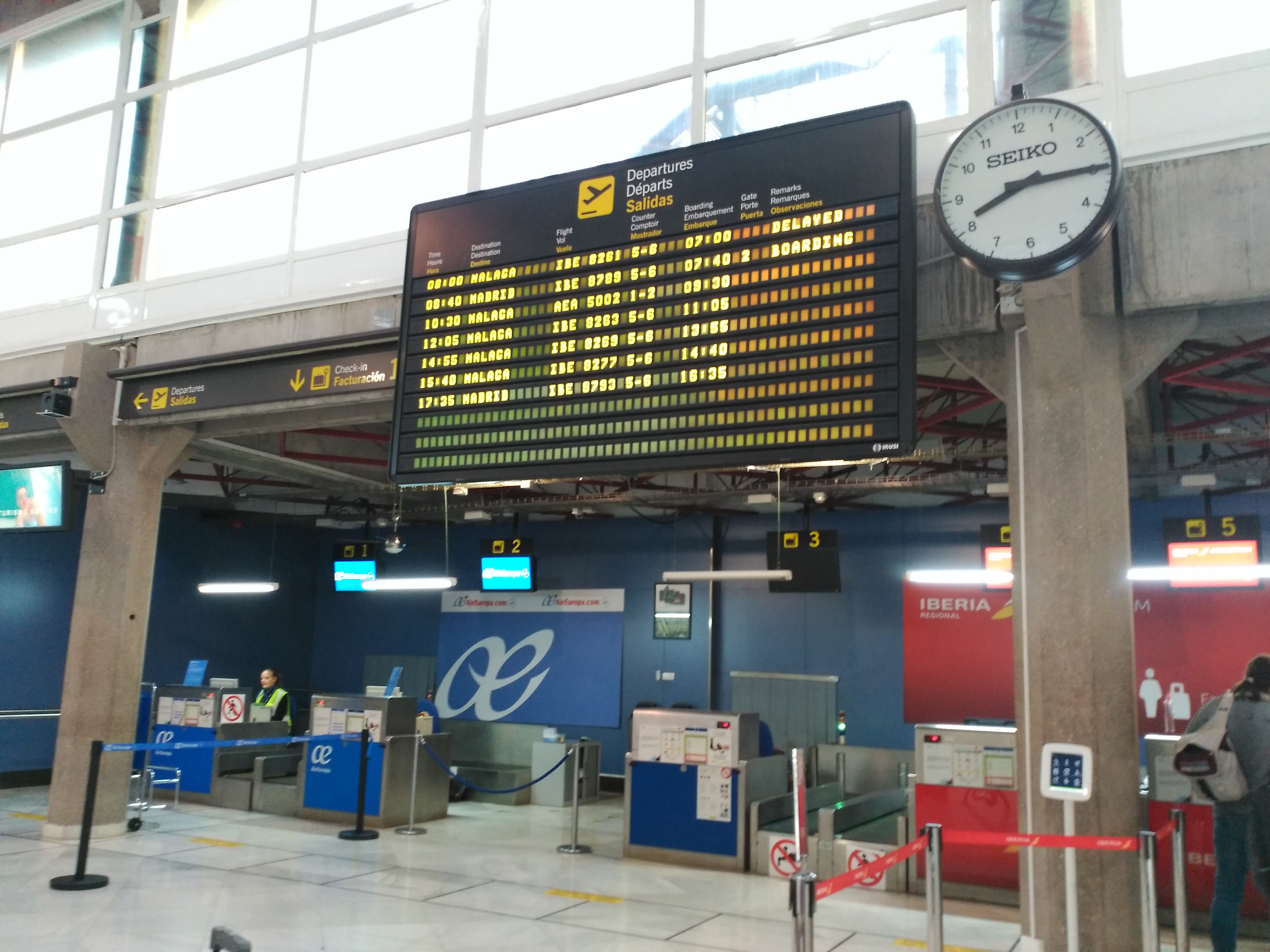 Insistiendo en el aeropuerto