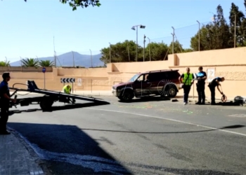 grua rostrogordo accidente Por la falta de servicio de grúa, los vehículos accidentados se reubicaron en el Poblado