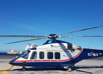 helicoptero Suben el mes pasado un 20% los pasajeros y un 19% los vuelos en Melilla