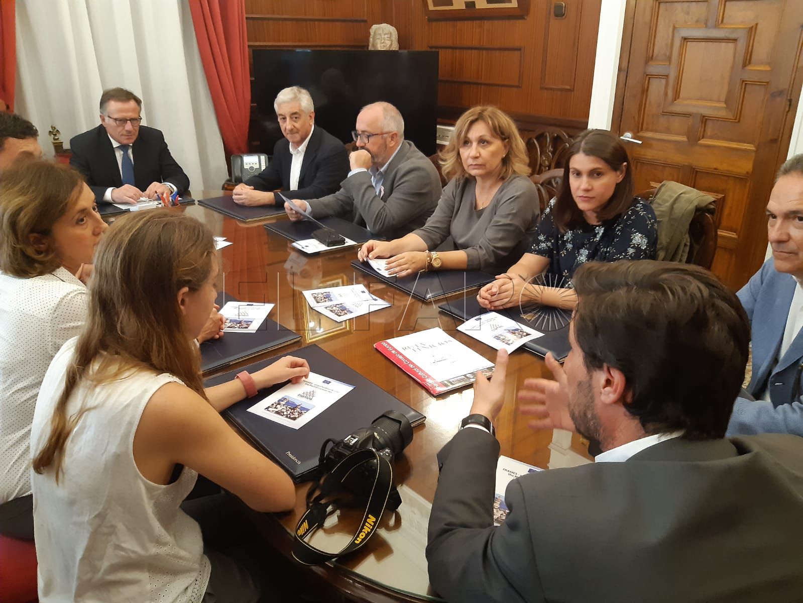 Eduardo de Castro y Jaime Bustillo se reúnen con TRAMES