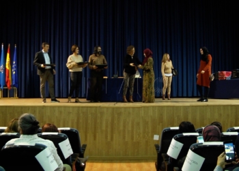 Los alumnos en riesgo de exclusión social reciben sus diplomas en un acto en el Palacio de Exposiciones y Congresos Los alumnos en riesgo de exclusión social reciben sus diplomas en un acto en el Palacio de Exposiciones y Congresos