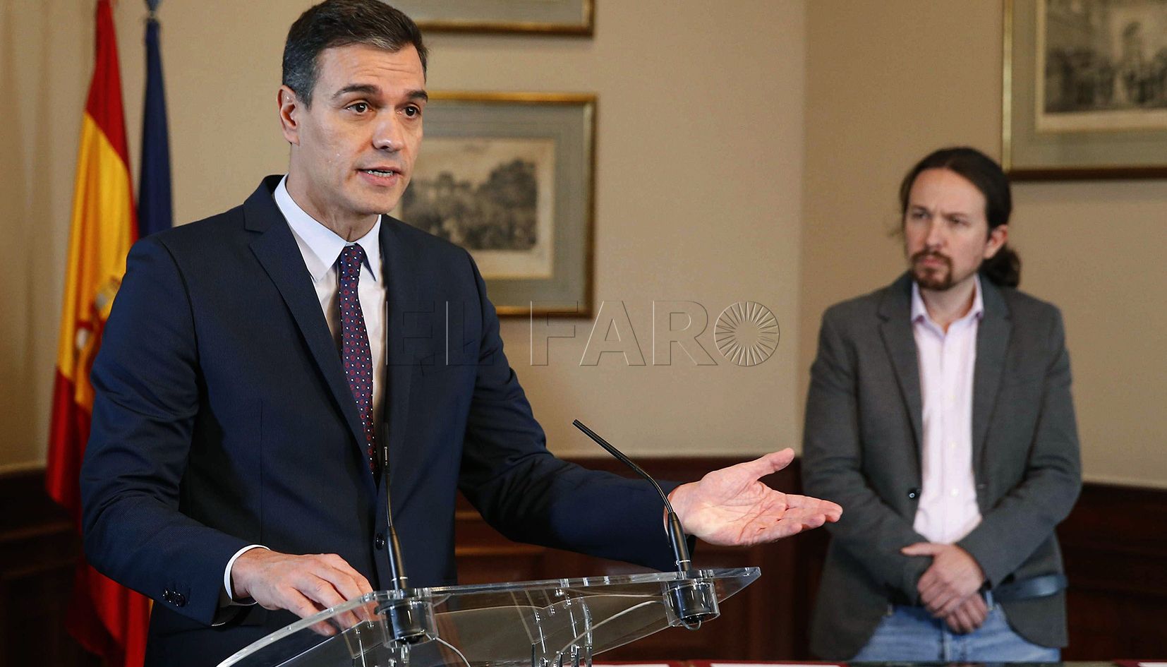 Imbroda espera que Pedro Sánchez recapacite y no pacte con Podemos