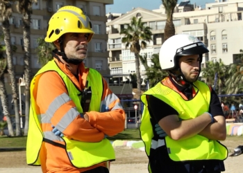 simulacro accidente helicoptero Melilla pasa la prueba y responde en simulacro de accidente aéreo
