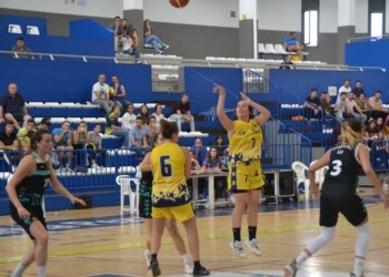 La escuadra lasaliana, en uno de sus partidos de esta temporada liguera.