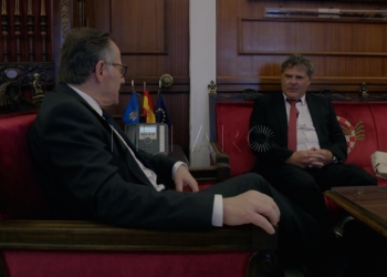 El cónsul alemán visita al presidente de la Ciudad de Melilla El cónsul alemán propone que Melilla se presente a la Feria de Turismo de Berlín