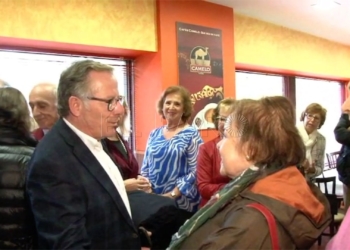 El presidente de la Cuidad visita la Casa de Melilla en Madrid De Castro, en la Casa de Melilla en Madrid
