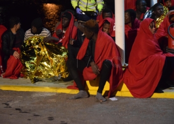 Patera Gagine Gaigne, superviviente de la patera que llegó con tres fallecidos: “Murieron otros 26”