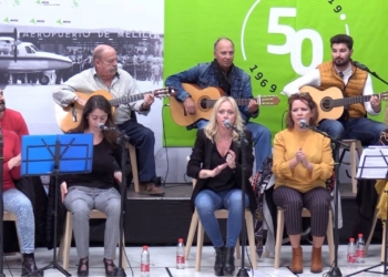 flamenco y danza para celebrar el 50 aniversario del aeropuerto Flamenco y danza para celebrar el 50 aniversario del aeropuerto