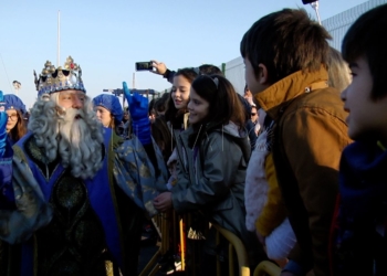 melchorniños Se desata la locura en el Puerto Noray con los Reyes Magos