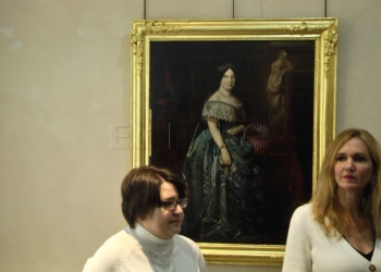 muestra mes cuadro isabel II El cuadro de 'Isabel II' inaugura la muestra del mes