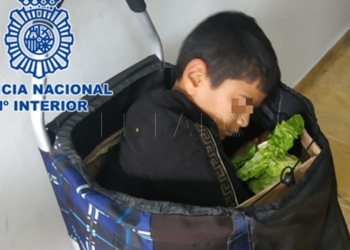 nino carro compra Intentan introducir en Melilla a un niño en un carro de la compra