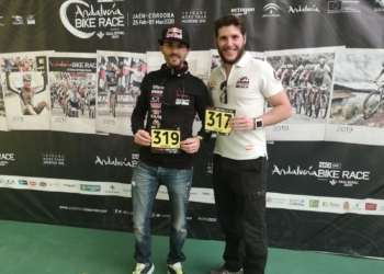 IMG 20200224 WA0079 José Avelino y Alejandro Atencia, en la Andalucía Bike Race