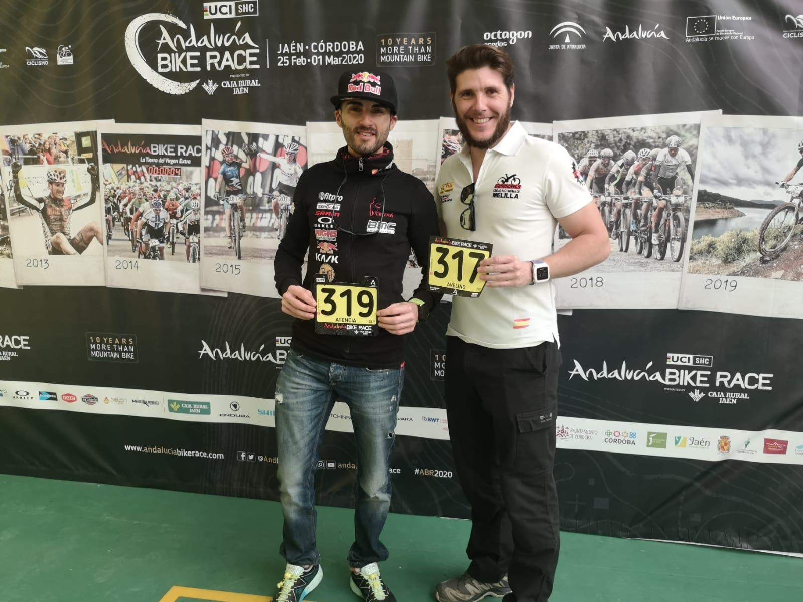 José Avelino y Alejandro Atencia, en la Andalucía Bike Race