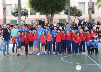 IMG 4482 La U.D. Melilla visita el CEIP Constitución