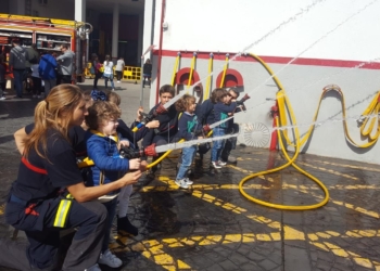 bomberos un dia La emoción de ser bomberos por un día