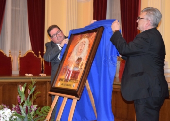 develan cartel semana santa ‘Sentir Melillense’, reflejo del fervor cristiano en el cartel de Semana Santa