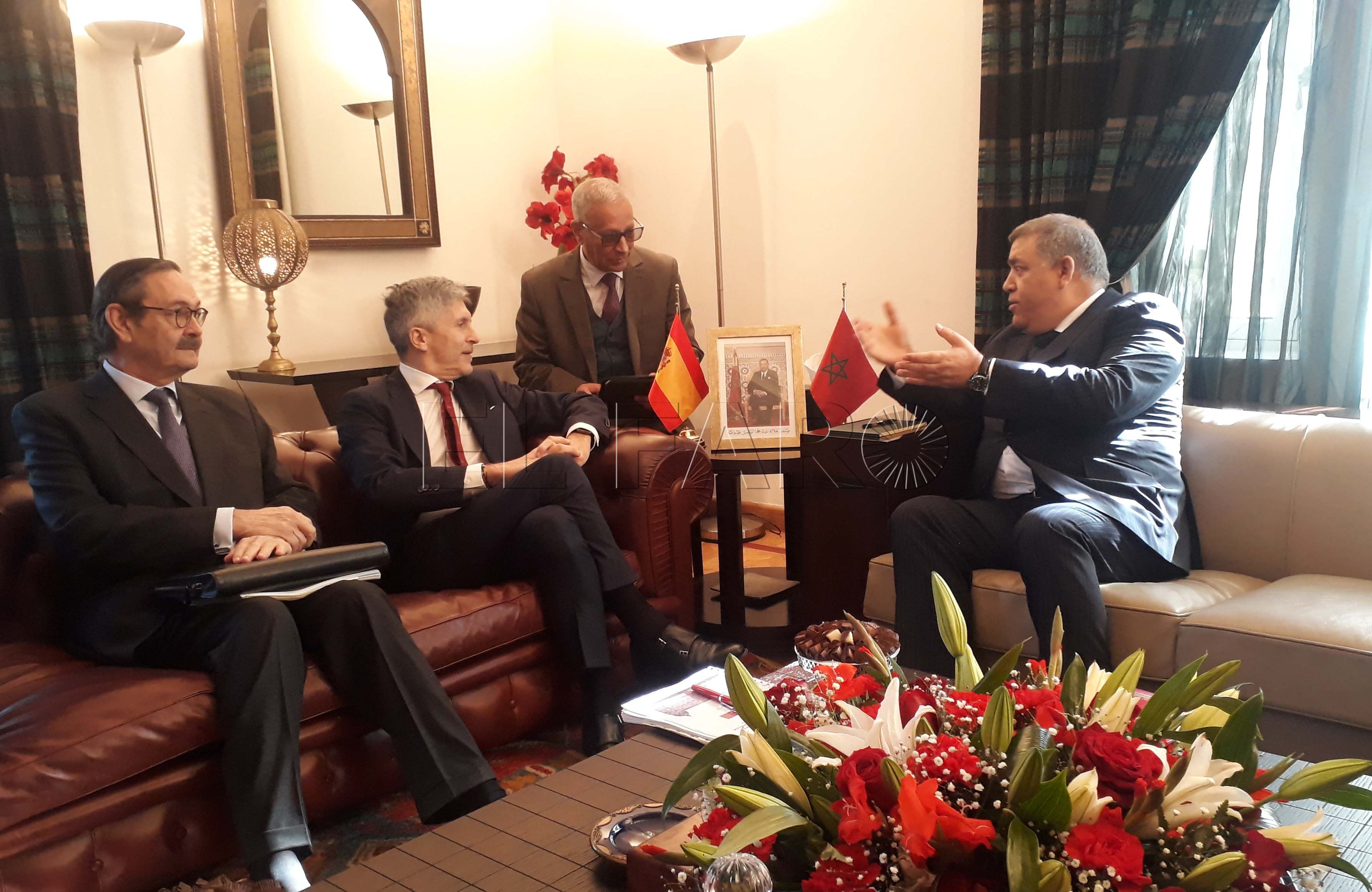 Grande-Marlaska agradece a Marruecos la colaboración en el refuerzo del vallado