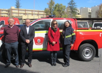 vehiculo bomberos Bomberos cuenta con un todoterreno nuevo y el coche escala estará en breve