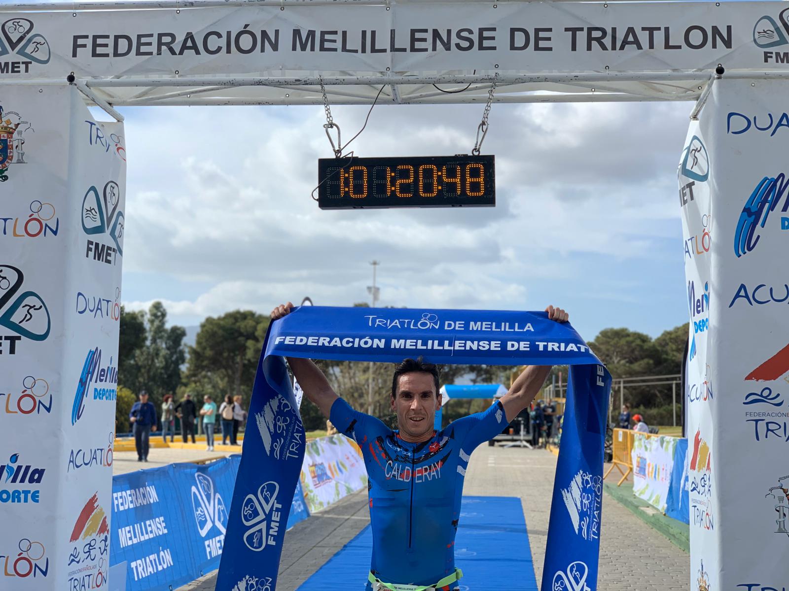 Edu Calderay triunfa en el Autonómico de Melilla de Duatlón