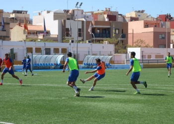 IMG 5839 La UD Melilla y el Melilla Baloncesto, con su maquinaria totalmente parada