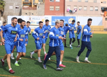 IMG 5864 La primera plantilla de la UD Melilla parará los entrenamientos