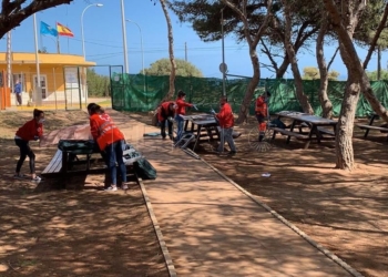 Rostrogordo acondicionanadose El traslado de menores a Rostrogordo se hará cuando se limiten las zonas de riesgo