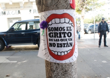 cartel 25 noviembre violencia de genero 2018 “Intentamos dar tranquilidad y un espacio donde se sientan escuchadas y seguras”